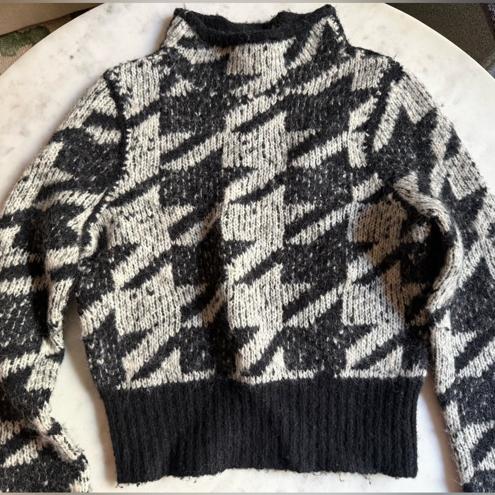 Rag & Bone Geometric Turtleneck Sweater